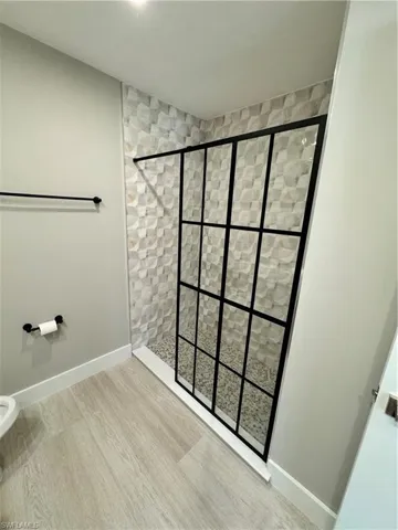 Bathroom with a shower