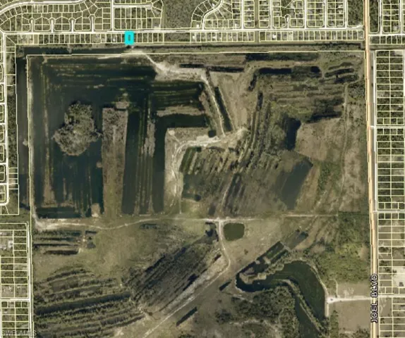 Aerial view of property's location