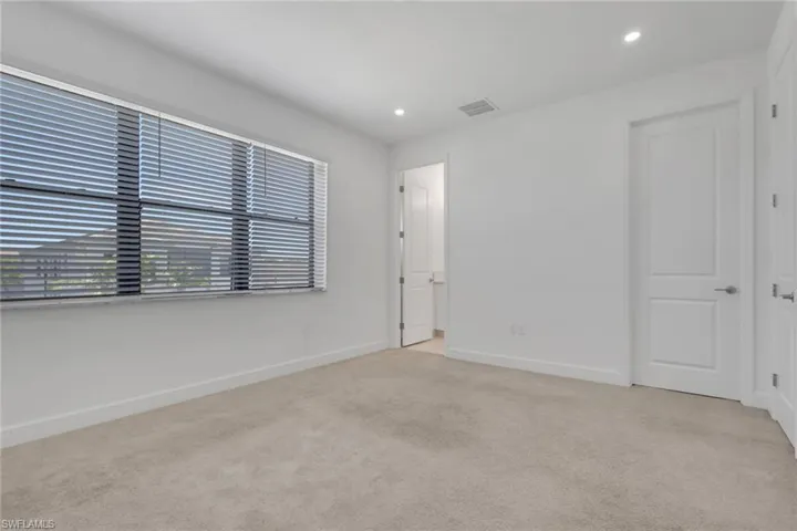 4th bedroom is en suite with walk-in closet, linen closet  and private bath.