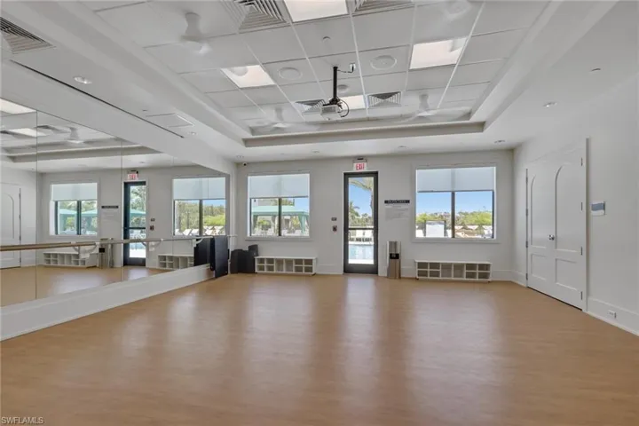 Fitness studio.