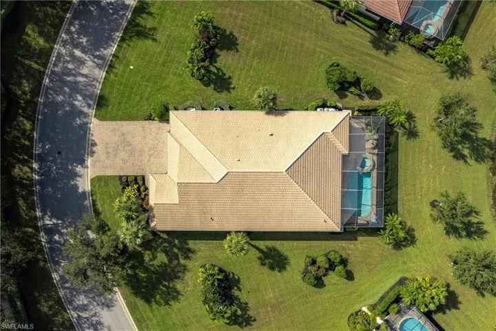 Birds eye view of property providing a quiet and serene environment