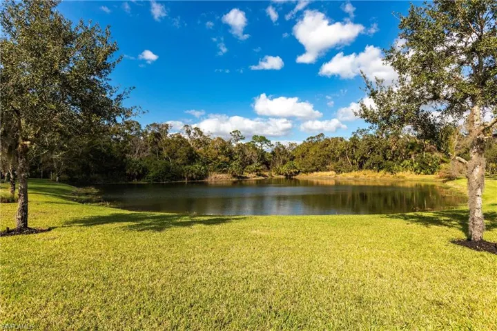 Great view of Large lake behind the home.