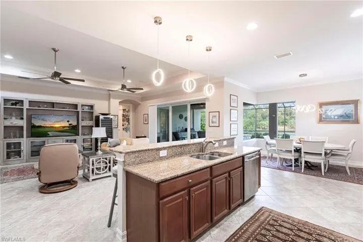 Spacious Kitchen with an open feel, walk-in pantry and a lot of features.