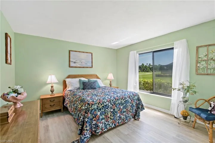 Bedroom featuring light wood-type flooring
