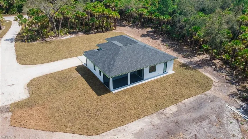 View from above of property