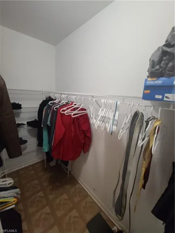 Master walk-in closet