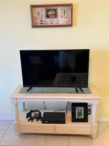 Detailed view of TV