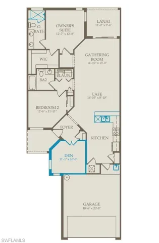 Floor plan with structurals