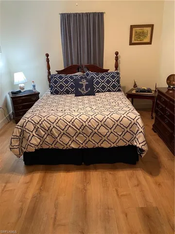 Bedroom featuring light hardwood / wood-style floors