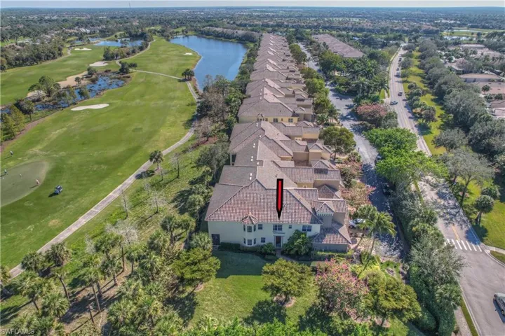 Side aerial view of the property