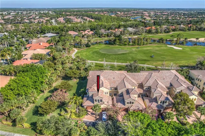 Aerial overview of property's location