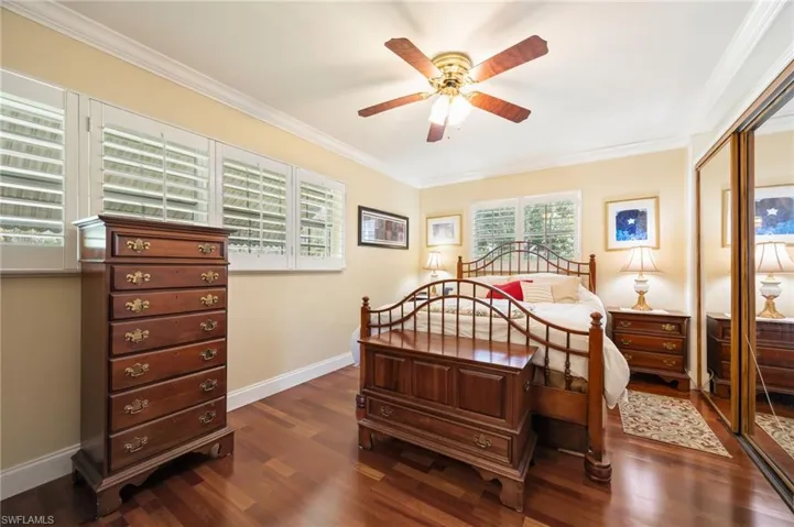 Master bedroom with attached master bathroom