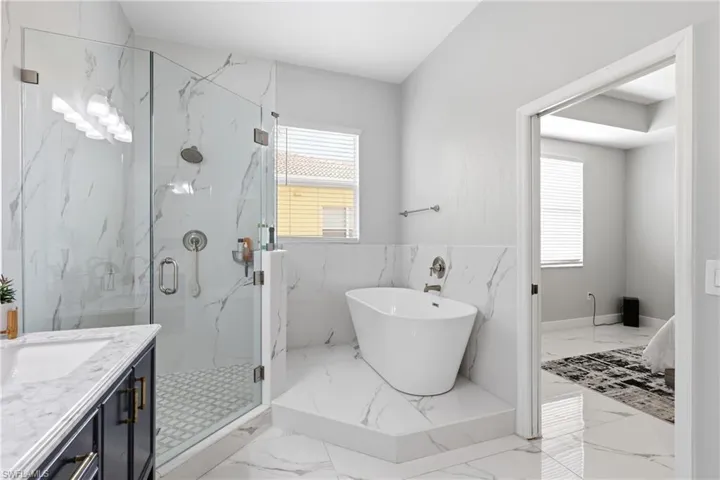 Primary Shower/Soaking Tub