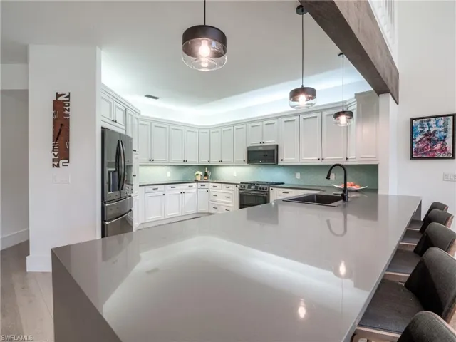 Sleek, smooth surfaces