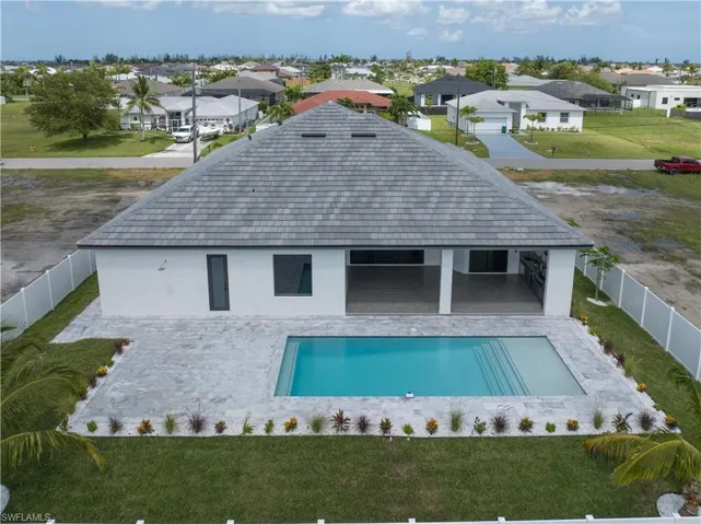 The property is fully fenced, providing privacy, security, and a safe space for pets or outdoor activities.