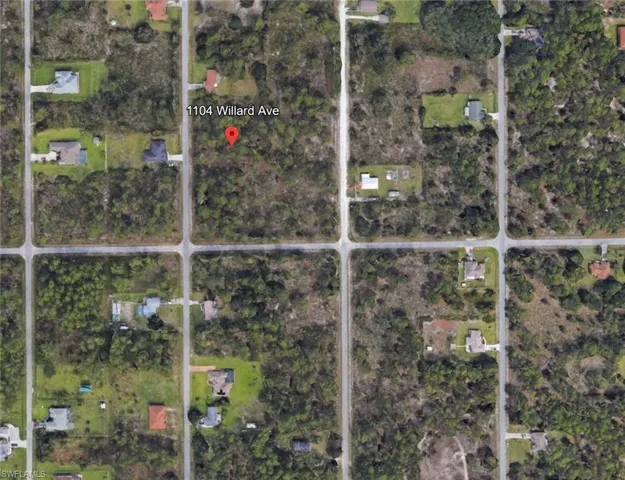 Aerial view of property's location
