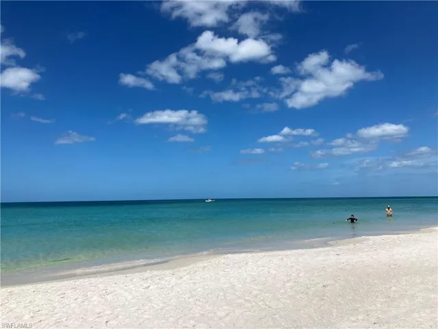 Water view featuring a beach view