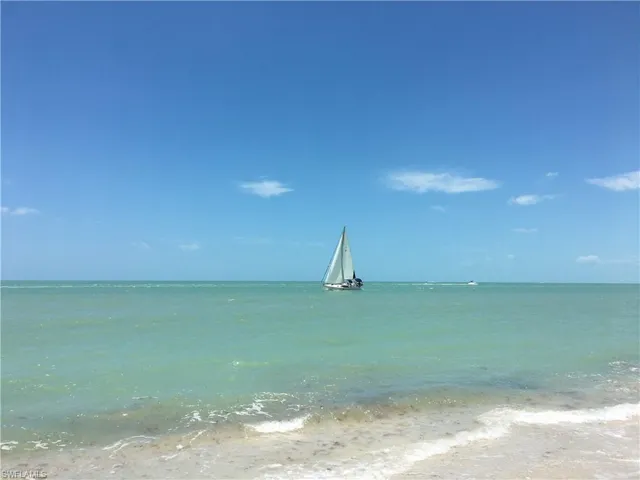Water view with a beach view