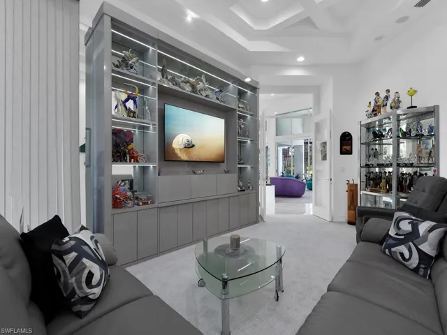 Den w/ French Door Entry