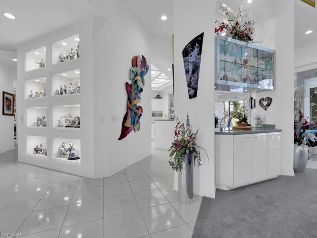 Dry Bar & Custom Shelving