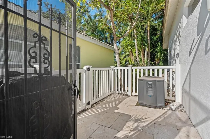Outside of Courtyard Area - leading to A/C and pool equipment