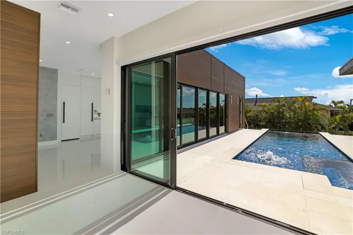 View of pool