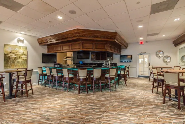 View of bar