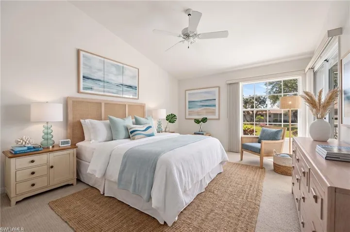 Virtually Staged Primary Bedroom