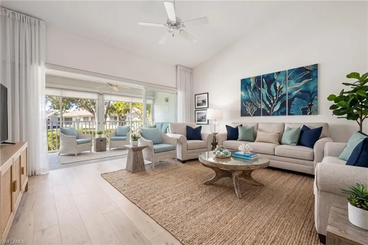 Virtually Staged Living Room