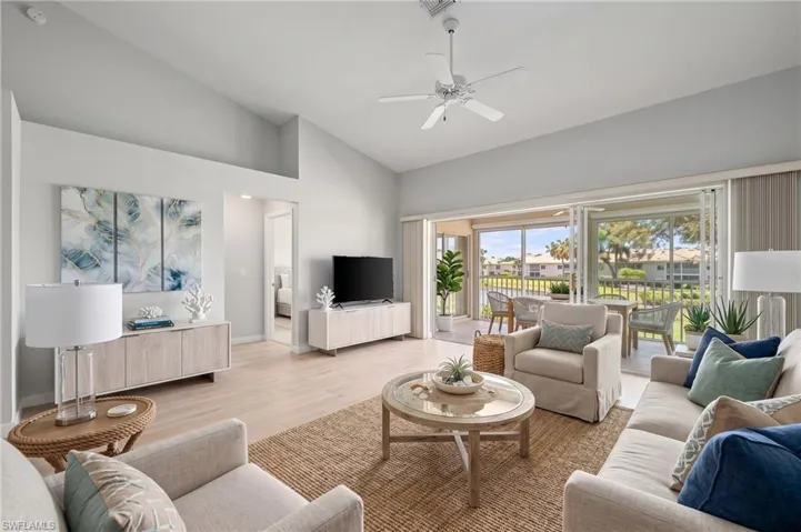Virtually Staged Living Room