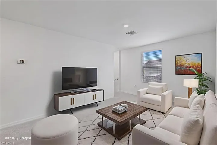 Loft virtually staged