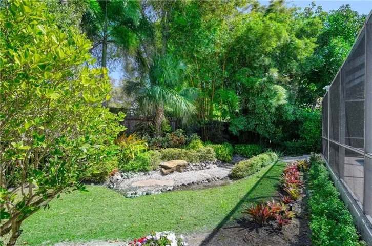 Tranquil back yard.
