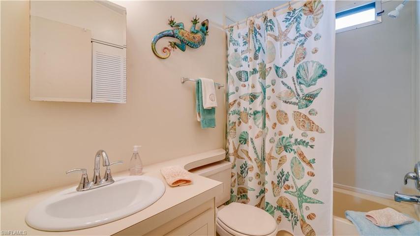 Well appointed and well decorated; the second bath is conveniently located. The laundry is inside the home; conveniently located in the second bath.