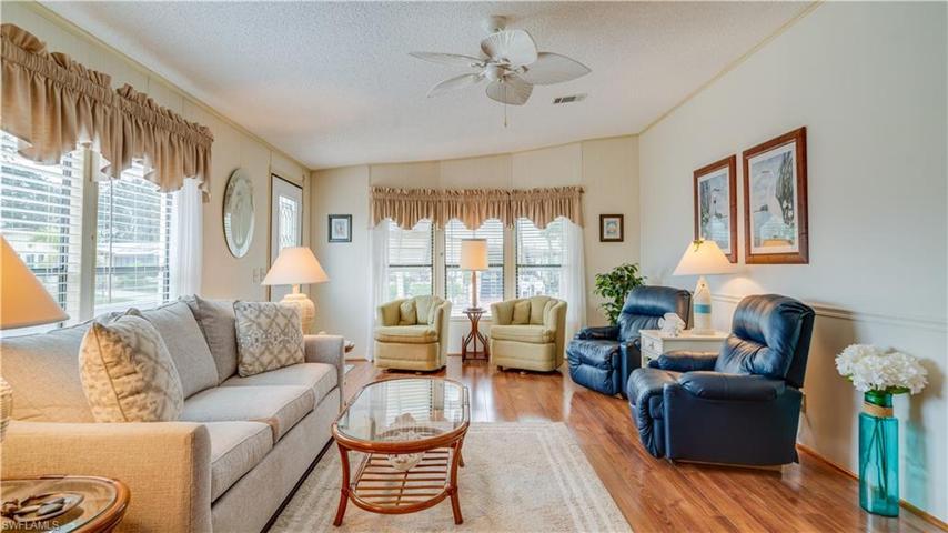 The "turnkey" home has new, quality furnishings for the new owners to enjoy.