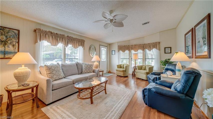 The floors glisten in this "turnkey" home.
