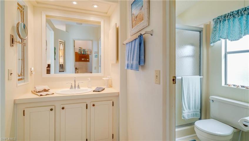 A private water closet. The stand-alone shower - an added bonus.
