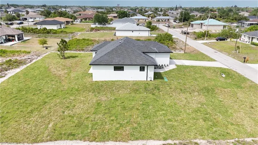 Aerial view featuring a residential view
