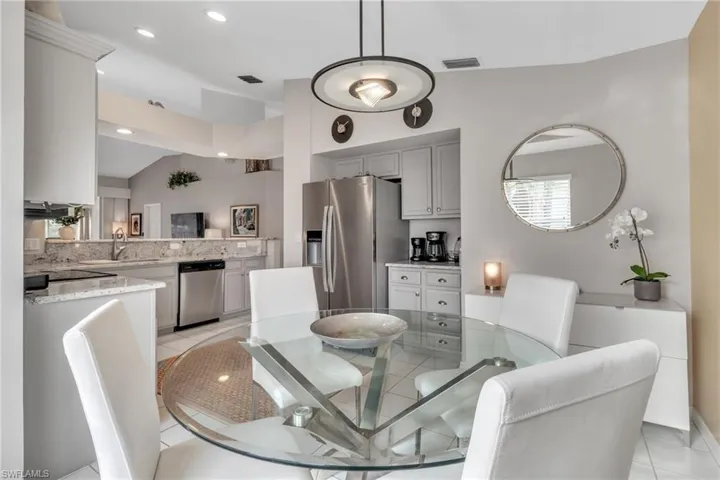 Plenty of room to dine in the eat-in kitchen