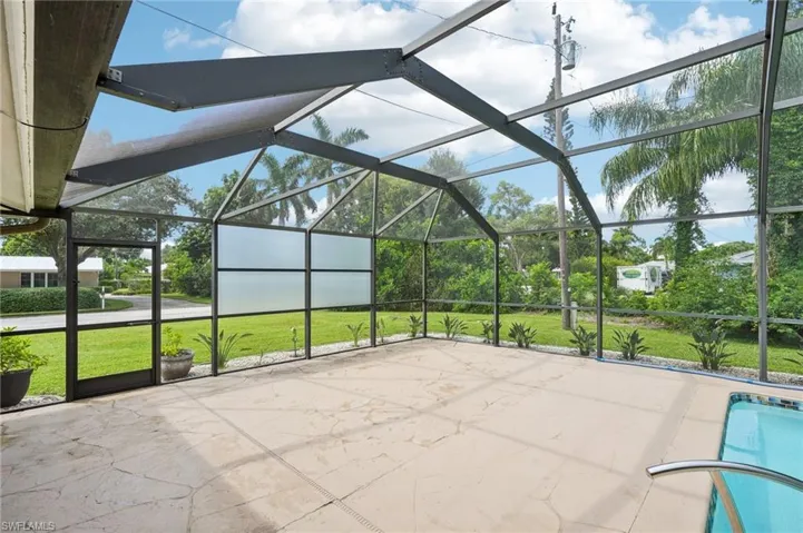 Large patio area