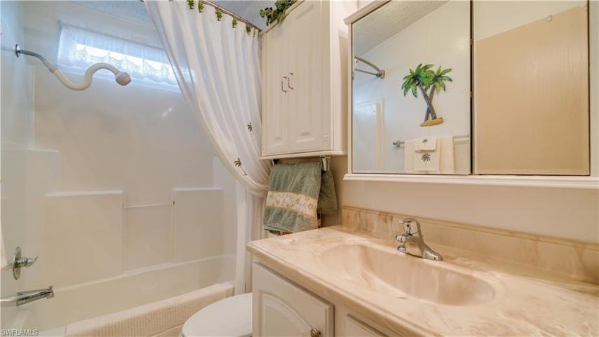 Just like new, the guest bath is easily accessible to overnight guests yet close to the living area.