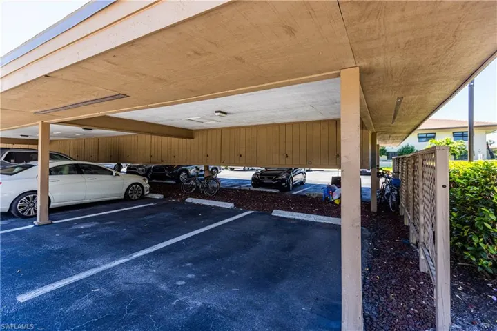 Covered with storage