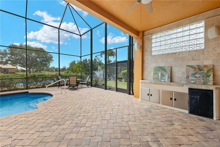 First floor patio