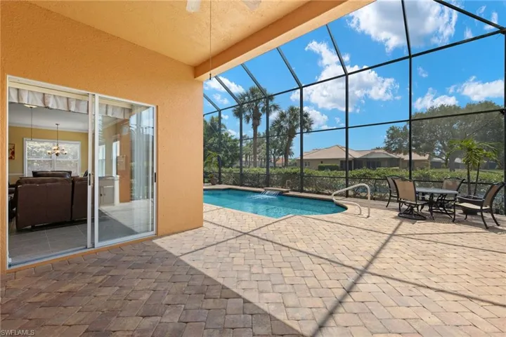 First floor patio