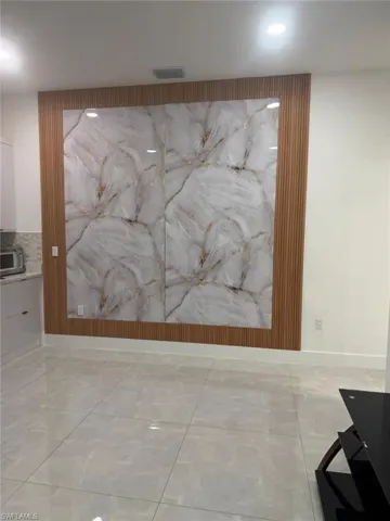 Detailed view of recessed lighting