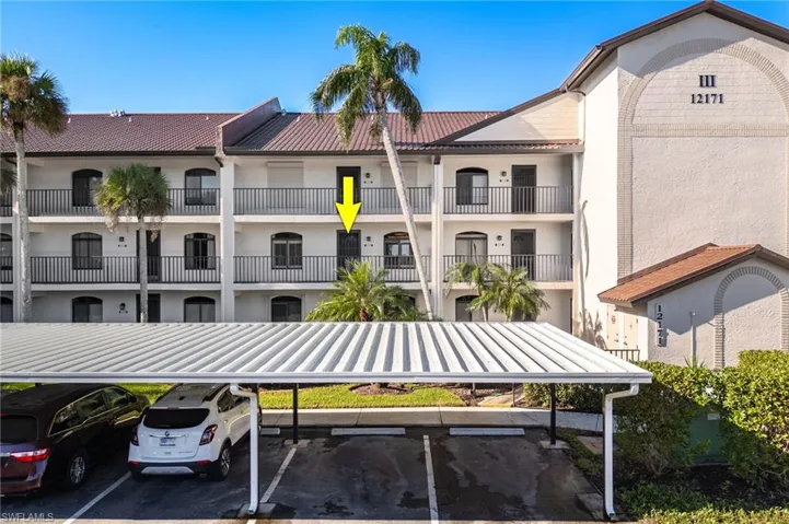 2nd Floor condo unit next to the elevator with carport to the right of elevator.  Quick & easy access.