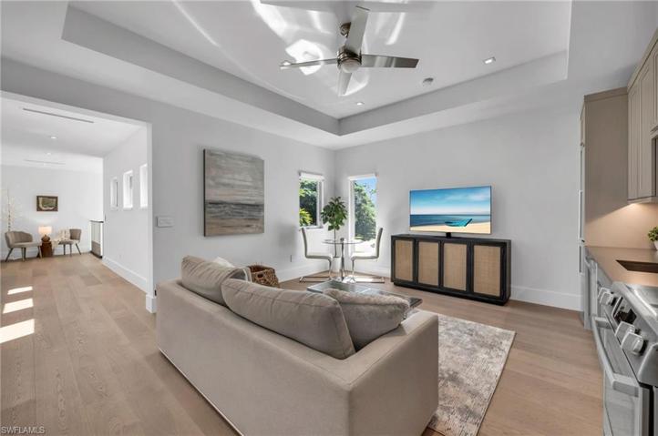 our guests will love the upstairs living room and kitchen, so everyone has privacy for longer stays!