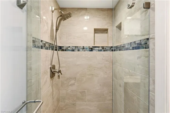 Shower in master bath
