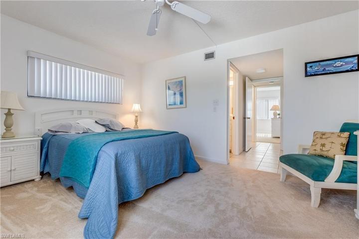 Primary bedroom with walk in closets
