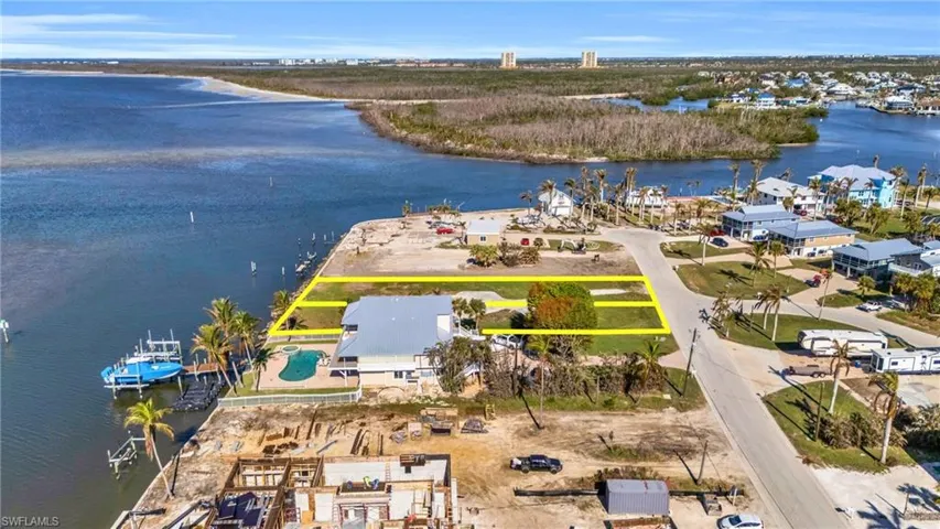 Bird's eye view of a nearby body of water - Virtually Edited Image