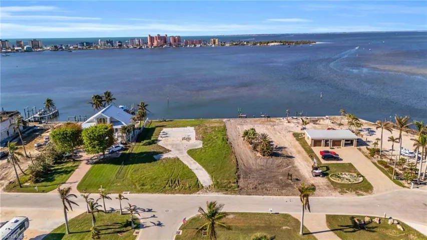 Birds eye view of property featuring a water view VIRTUALLY EDITED